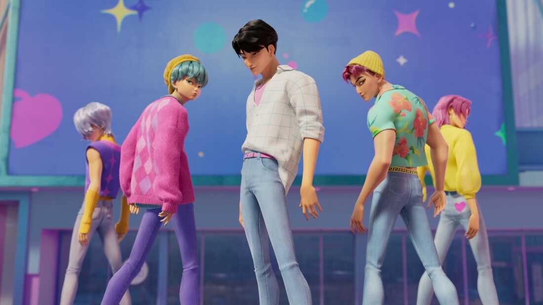 Songs by Saja Boys, the boy band from the hit 2025 anime movie KPop Demon Hunters, feature prominently on YouTube's 2025 annual trends report.