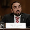 Alex Stamos, the former director of the Stanford Internet Observatory, during congressional testimony in 2014. The research team Stamos led came under fire from Republicans, who alleged that their research amounted to censorship.