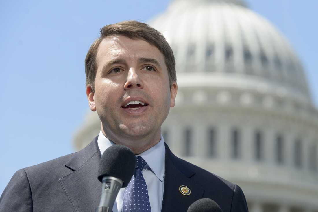 Rep. Chris Pappas (D-N.H.), stands in front of the U.S. Capitol in 2025.