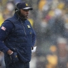 Michigan head coach Sherrone Moore watches from the sideline during the second half of an NCAA college football game against Ohio State, Saturday, Nov. 29, 2025, in Ann Arbor, Mich.