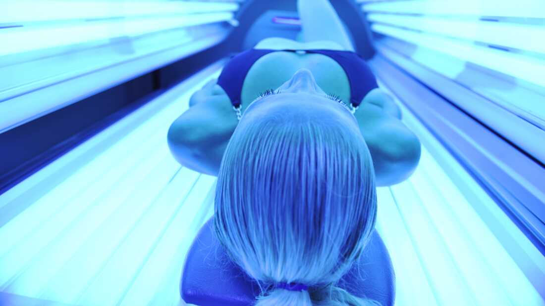 People who regularly use tanning beds are more likely to have DNA damage that can lead to melanoma across nearly the entire surface of their skin.