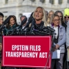 Rep. Marjorie Taylor Greene, R-Ga., speaks during a press conference on the "Epstein Files Transparency Act" at the US Capitol in Washington, DC on November 18, 2025.