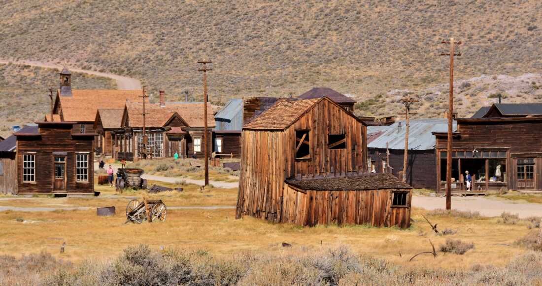 Bodie State Historic Park in California is preserved from when the last of this ghost town's residents left more than a half-century ago.