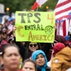 Demonstrators march in Washington, D.C., to demand Temporary Protected Status for Nicaragua, Honduras, Guatemala, and El Salvador back in May 1, 2023.