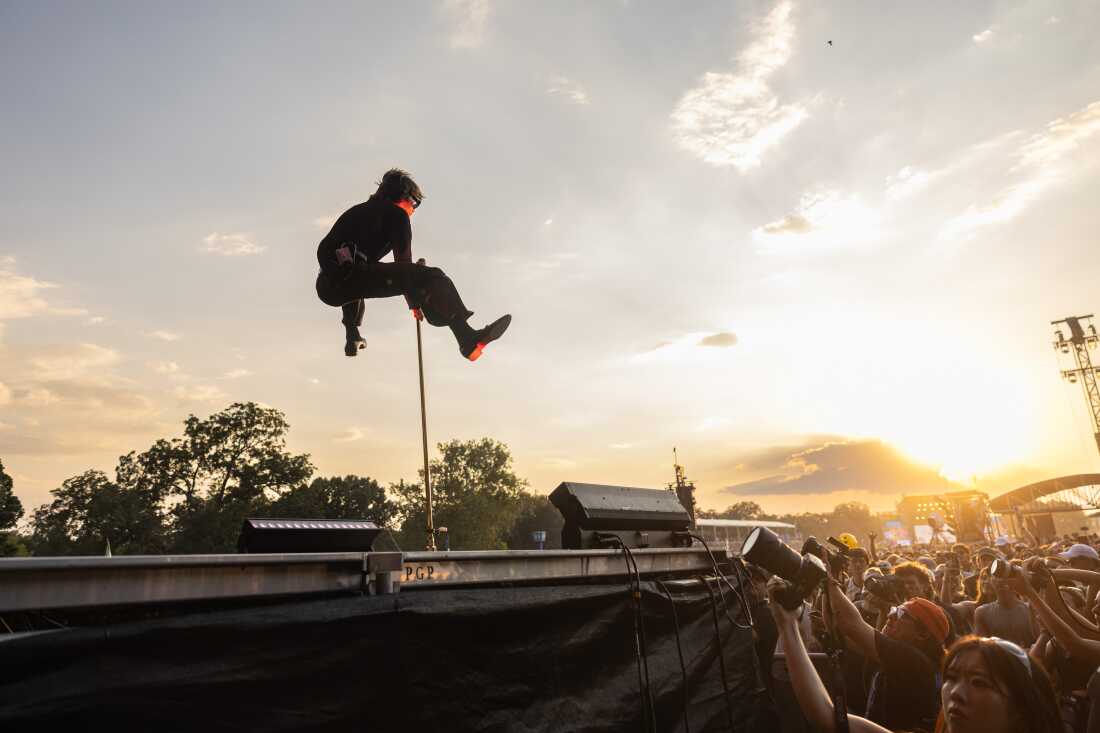 Cage the Elephant performs on the first day of Austin City Limits Festival on American Express stage at Zilker Metropolitan Park in Austin, Texas on Oct. 3, 2025.
