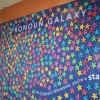 A display at the Gender Health Program of Children's Minnesota hospital says "Pronoun Galaxy" and it has hundreds of stars representing different patients.