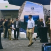 People arrive at an ICE recruitment job fair at the Utah Valley Convention Center in Provo, Utah on Sept. 15.