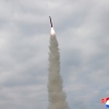 This photo provided by North Korean government shows what it says a test of a sea-to-surface cruise missile at an undisclosed place in North Korea, Tuesday, Oct. 28, 2025. Independent journalists were not given access to cover the event depicted in this image distributed by the North Korean government. 