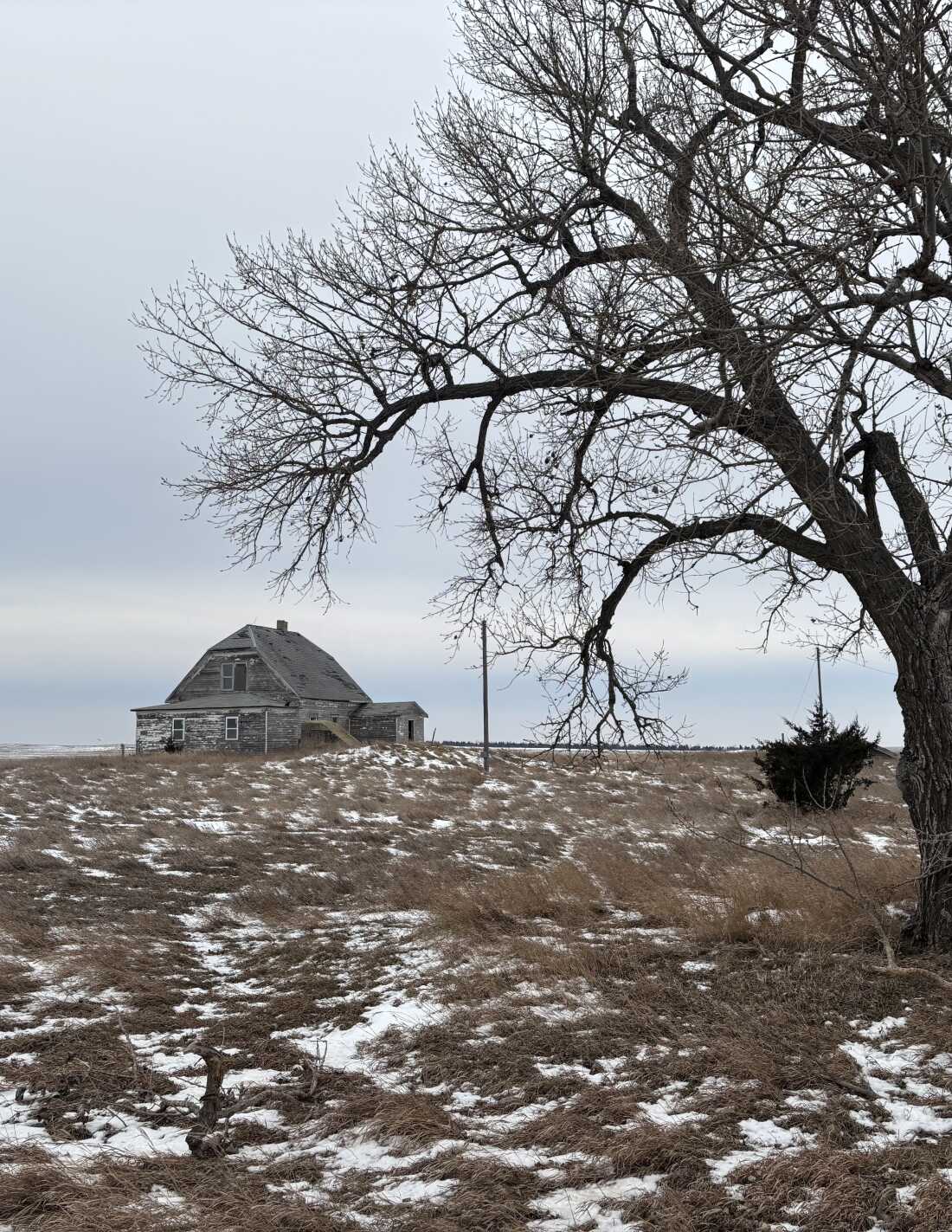 The harvest now over, the bitter cold of winter has settled in over the Dakotas