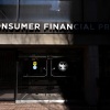 A view of the Consumer Financial Protection Bureau (CFPB) headquarters building in Washington, D.C.