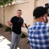 Pro-Trump influencer and YouTuber Benny Johnson being interviewed in Phoenix earlier this year. Johnson is one of many political influencers with close ties to the Trump administration.