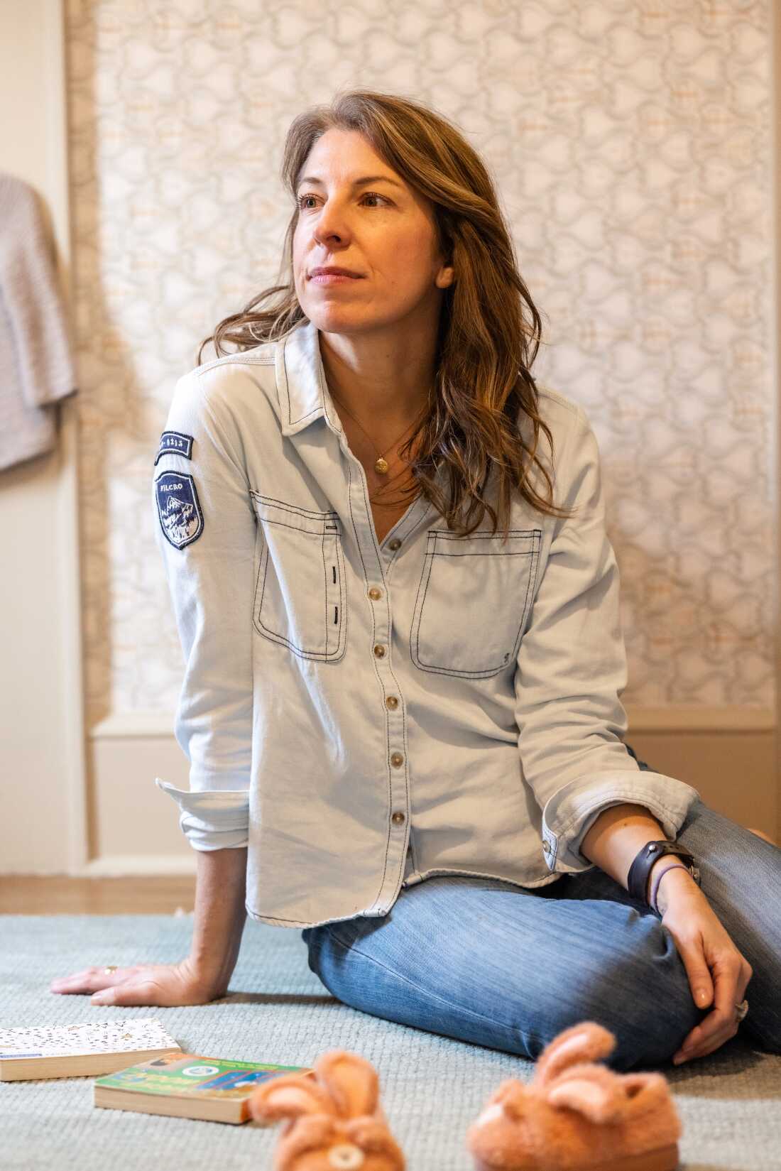 "It's so physical being a mom. I don't think I expected that," says Snyder.