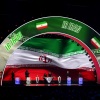 Iran is illuminated on the screen during the FIFA World Cup 2026 Official Draw on December 05, 2025 in Washington, D.C. Iran and Egypt have objected to playing in their match in Seattle because it previously had been scheduled to celebrate 'Pride'.