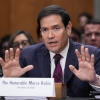 Secretary of State Marco Rubio appears before the Senate Foreign Relations Committee to explain President Trump's policy toward Venezuela following the U.S. military operation that ousted then-President Nicolás Maduro, at the Capitol in Washington, D.C., Wednesday.