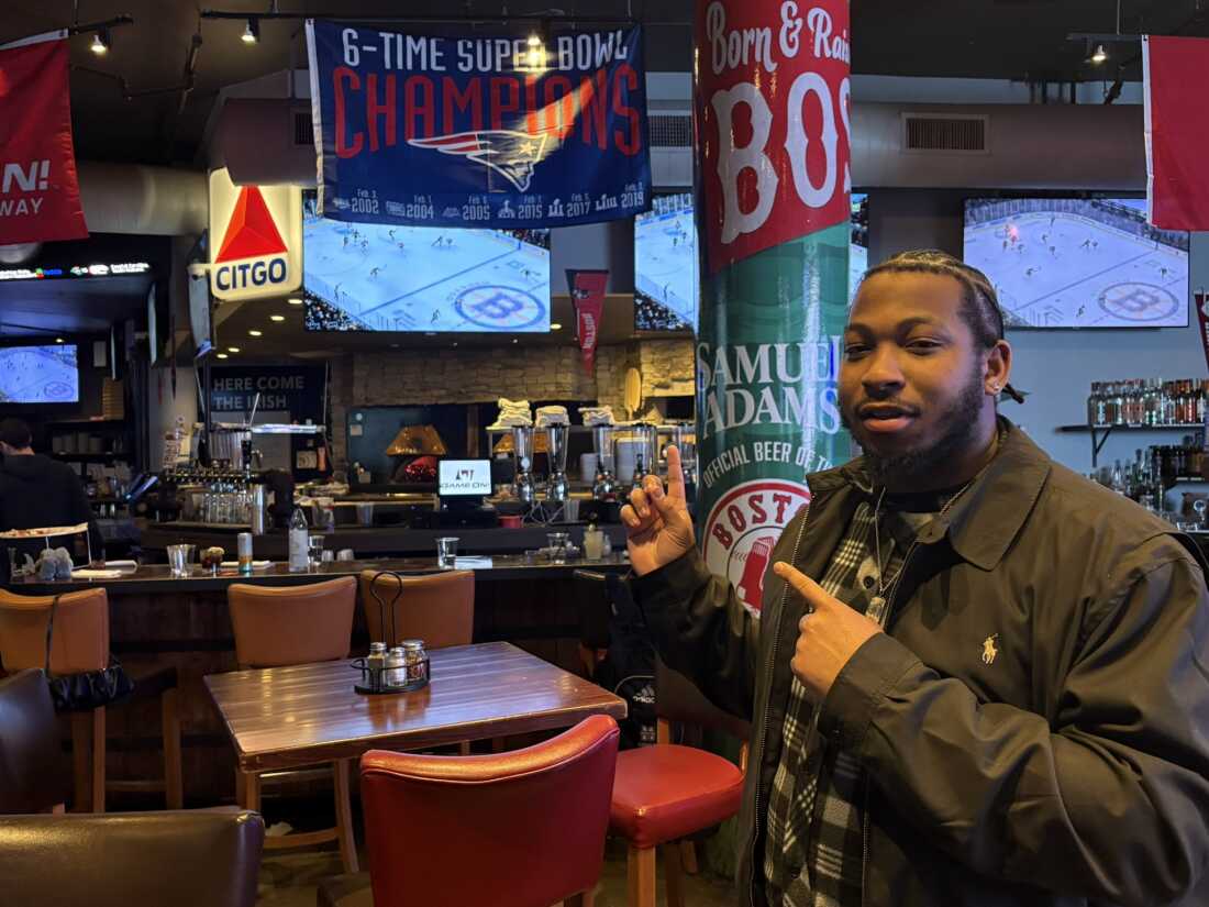 George Zabalou, a security guard at the Game On! sports bar in Boston, says he loved “the bragging rights” that came from being a New England Patriots fan during their winning years. Now after six “horrible” seasons, he’s hoping for a Pats win, and what he believes will be another dynasty run.