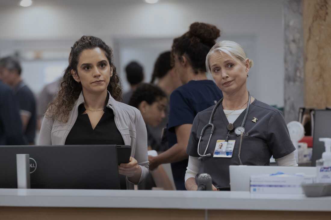 Sepideh Moafi as Dr. Al-Hashimi and Katherine LaNasa as Dana.